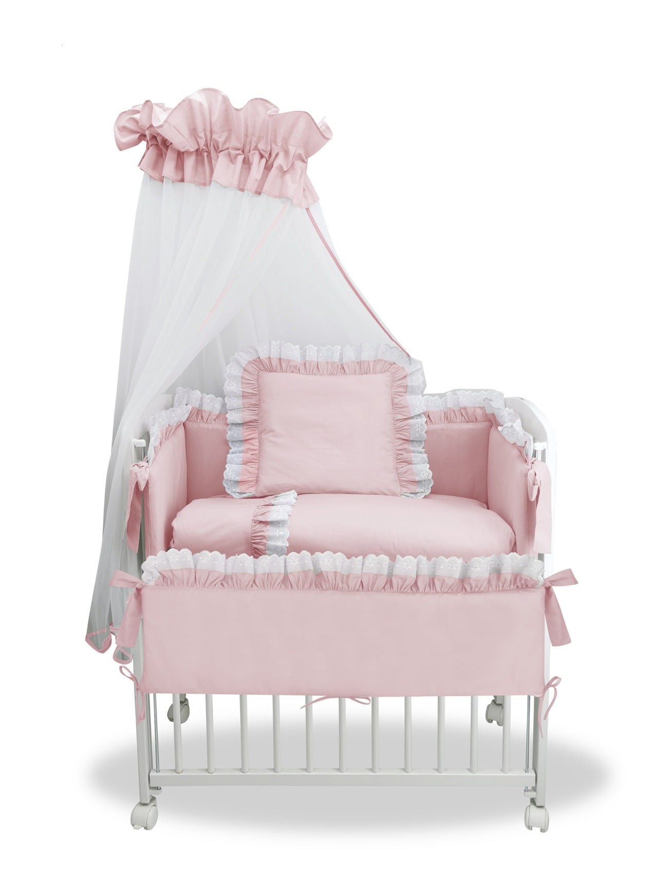 3in1 Beistellbett Babybett Royal Spitze - babyhafen.de