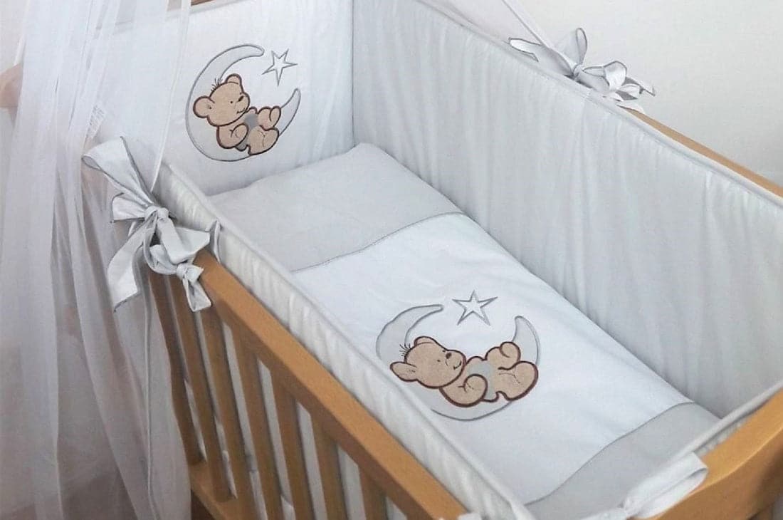 8-teiliges Set für Wiege Wiegenwäsche Garnitur - babyhafen.de
