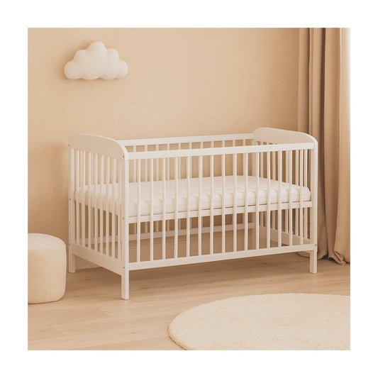 Babybett EMI – 60×120 cm mit Matratze aus Kiefernholz - babyhafen.de