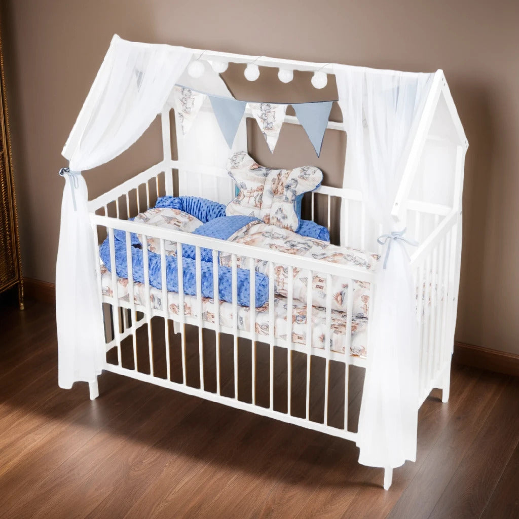Hausbett 60x120 cm Set Matratze Bettset Traveling Dragon - babyhafen.de