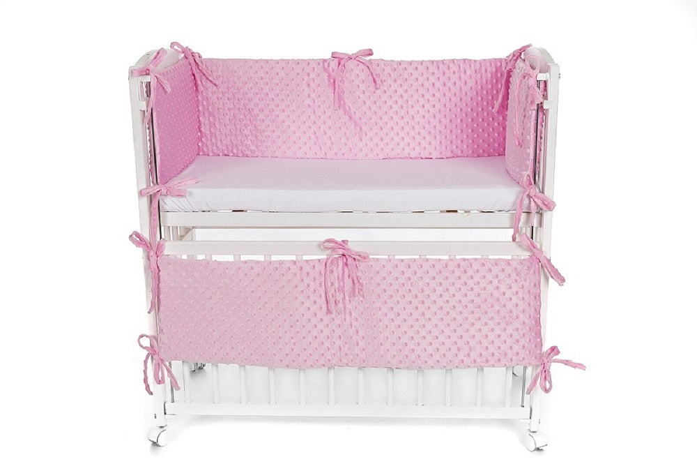Baby Beistellbett Matratze Minky Nestchen Rosa - babyhafen.de