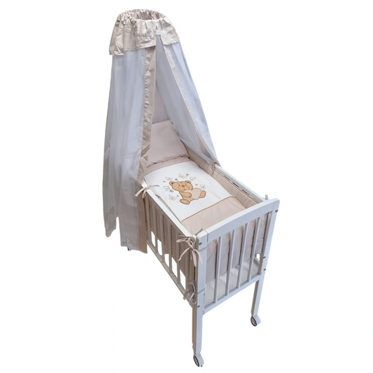 Komplettes Beistellbett Knuddelbärchen Beige von Babyhafen