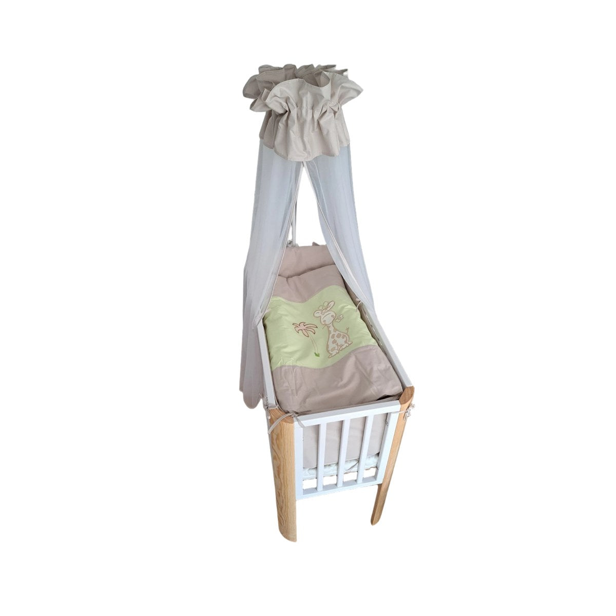 Beistellbett höhenverstellbar mit Himmelset Giraffe