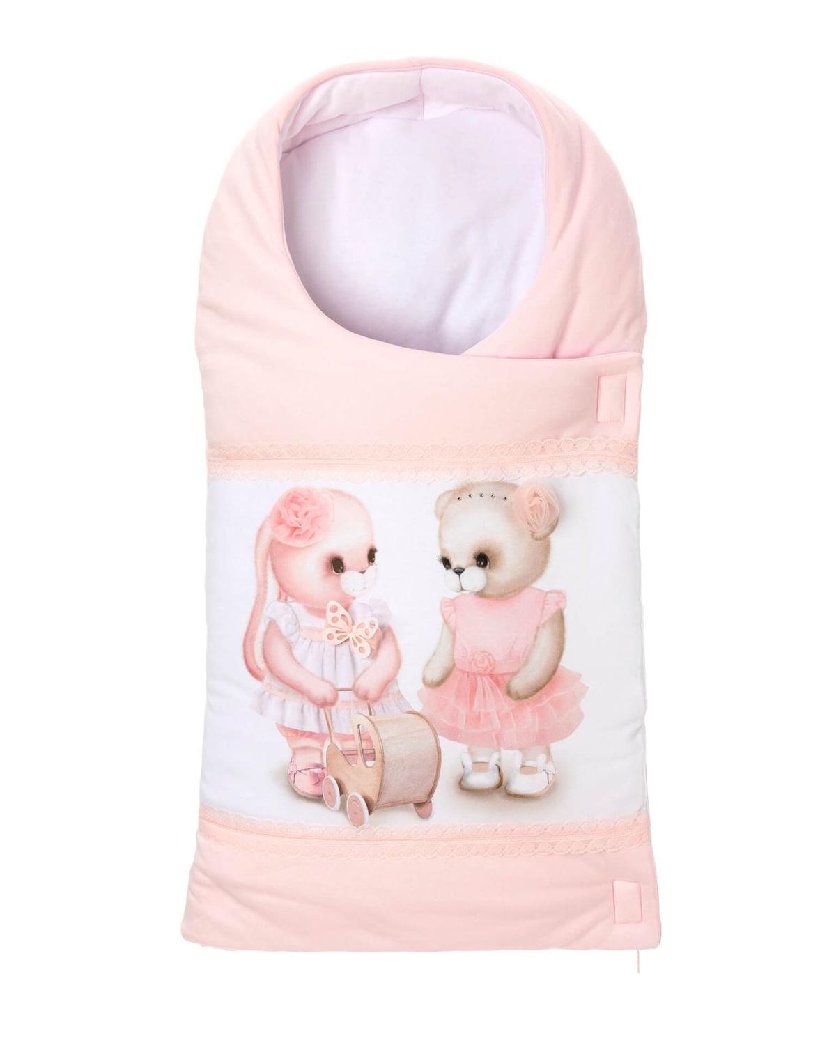 Bio Kuschelnest, Einschlagdecke, Steckkissen, BIANCA - babyhafen.de