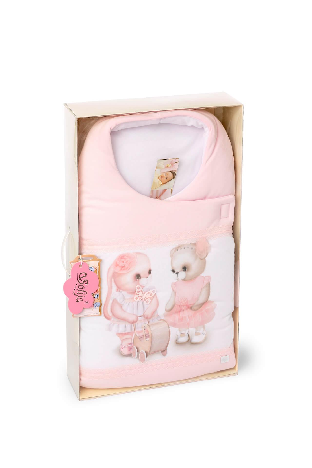 Bio Kuschelnest, Einschlagdecke, Steckkissen, BIANCA - babyhafen.de