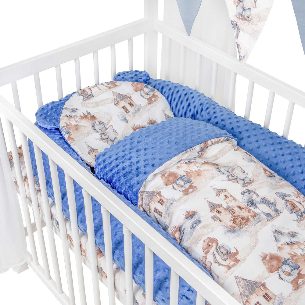Hausbett 60x120 cm Set Matratze Bettset Traveling Dragon - babyhafen.de
