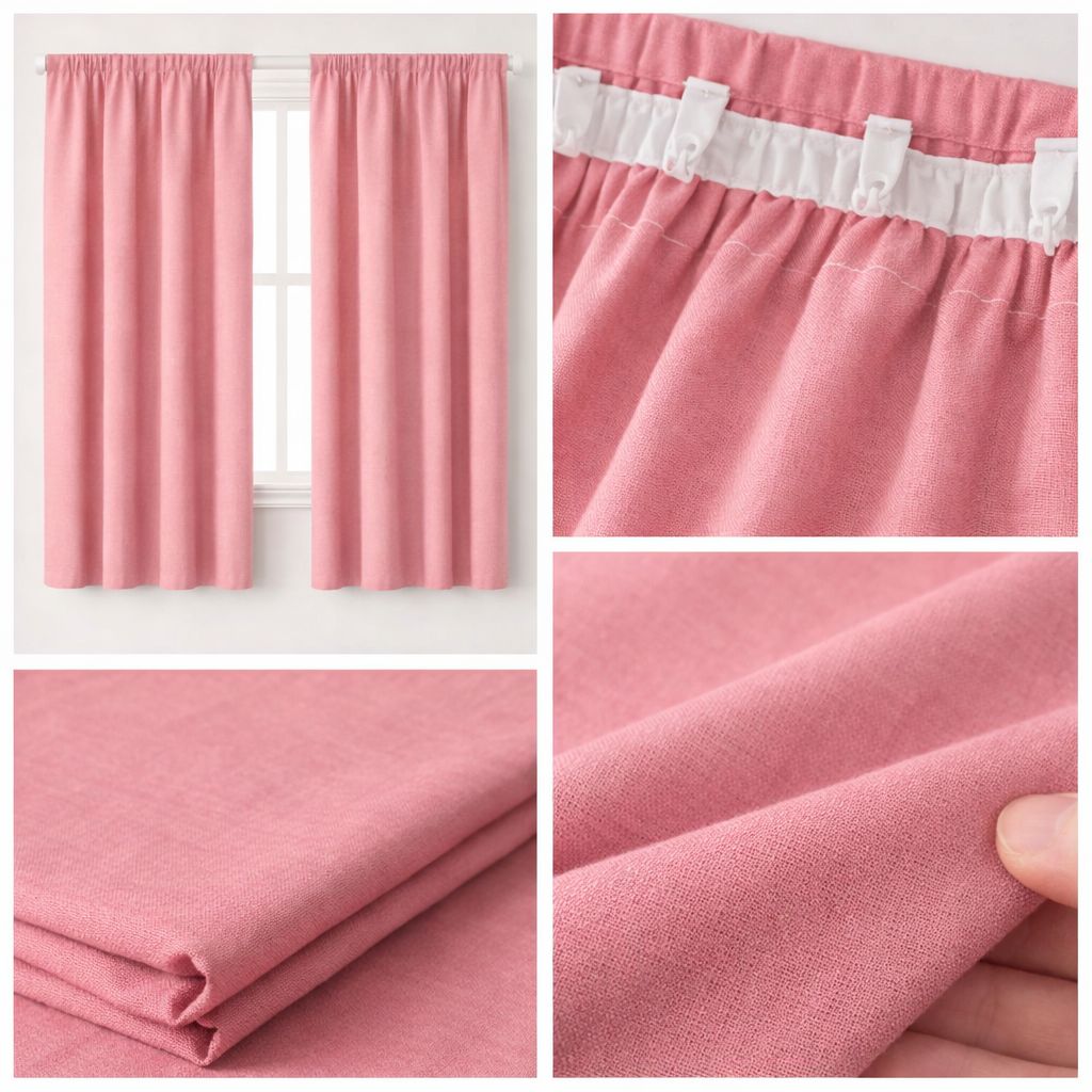 Gardinenband für Haken an Kinderzimmer Gardinen aus Baumwolle