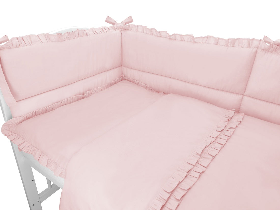Kinderbett 60 × 120 Komplettset Royal rosa - babyhafen.de