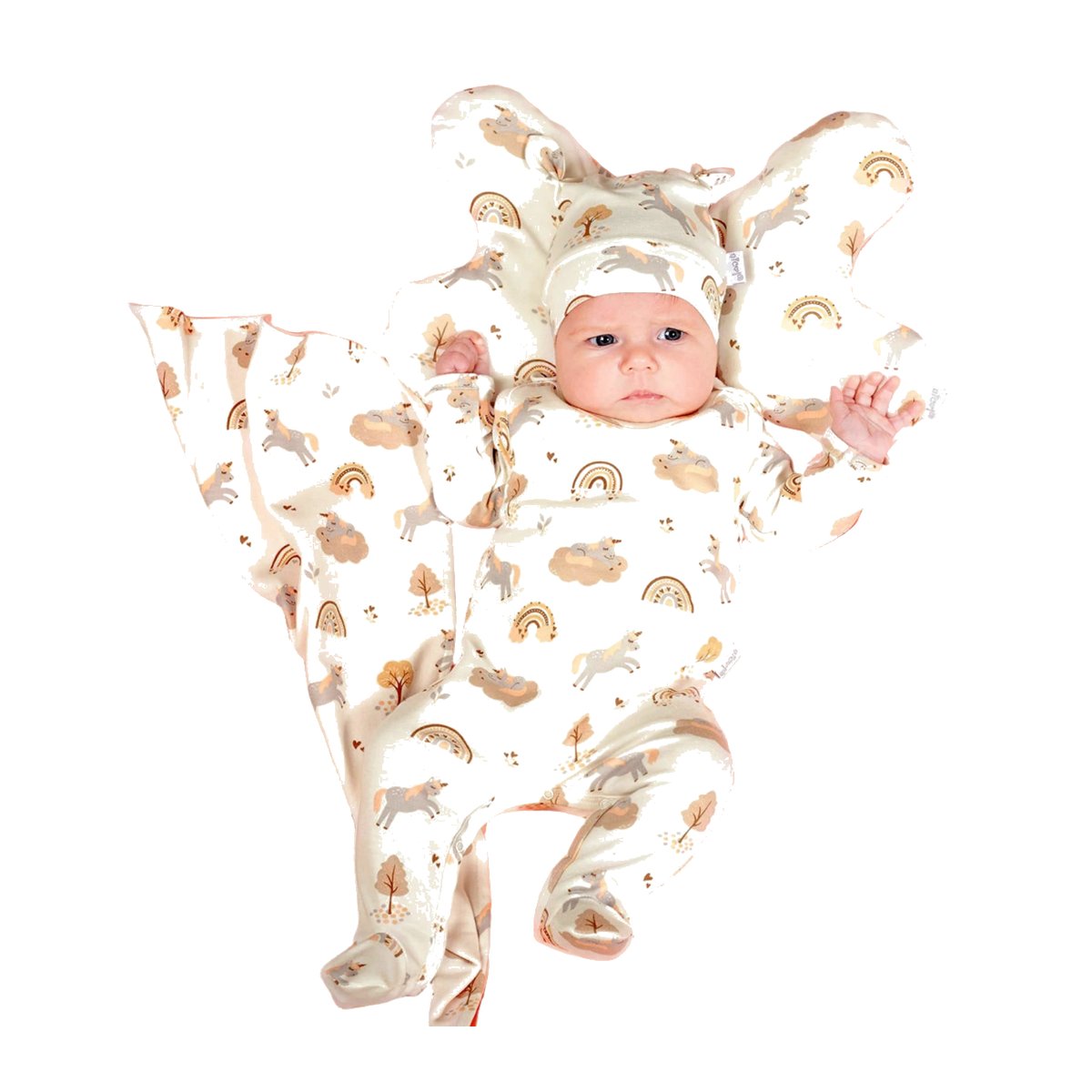 Neugeborenen-Set rosa für Mädchen – Geschenk zur Geburt (4-tlg.) - babyhafen.de