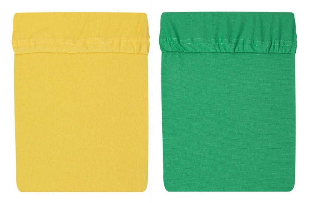 Spannbettlaken aus Jersey 60 × 120 Gummizug (2 Stück) - babyhafen.de