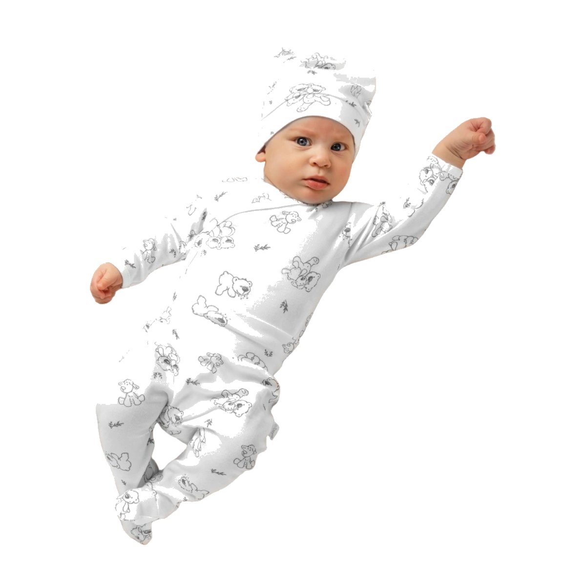 4-tlg. Frühchen-Set – Erstausstattung weiß (Gr. 48/52) - babyhafen.de