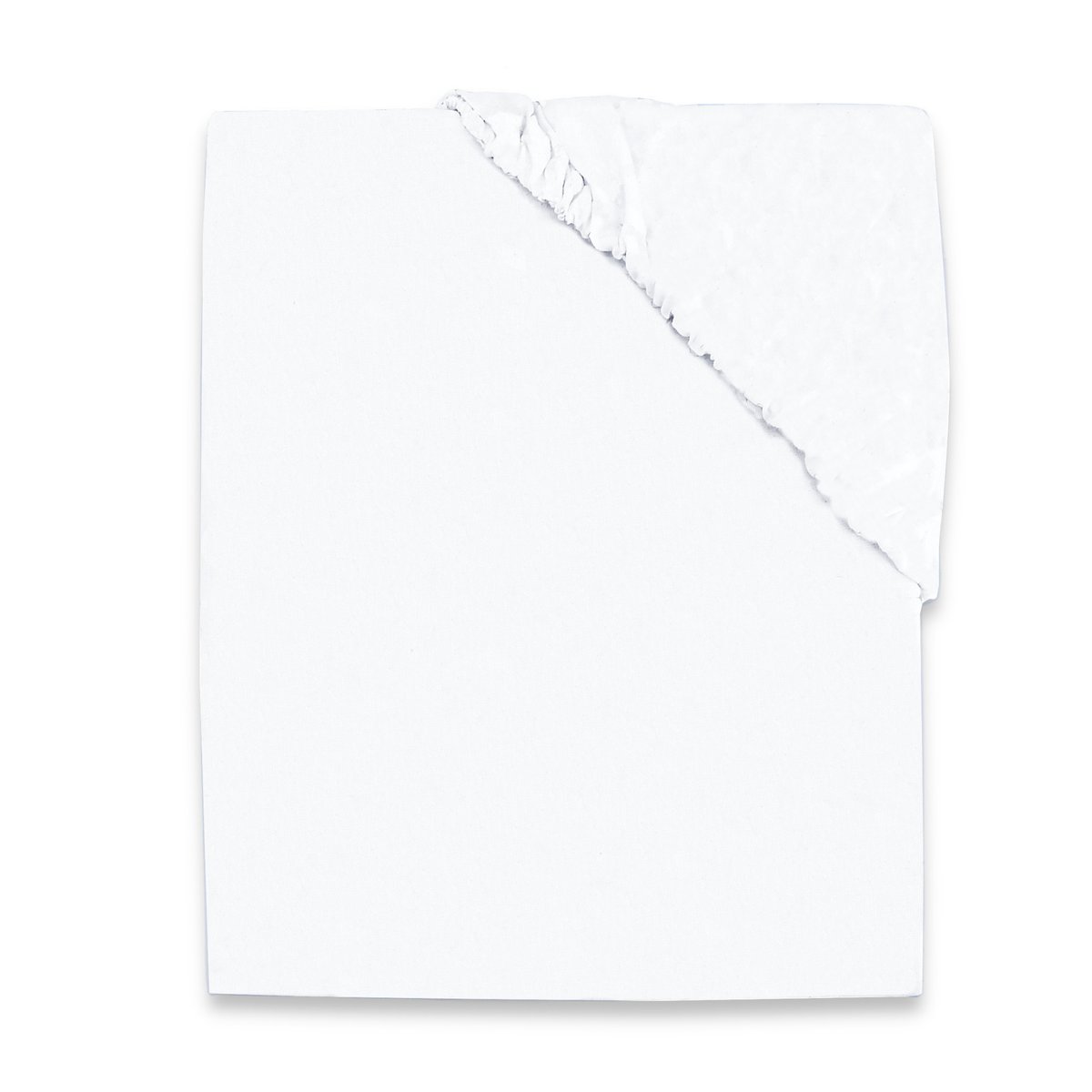 Weißes Jersey Spannbettlaken für Babybett 40x90 cm – weich und atmungsaktiv