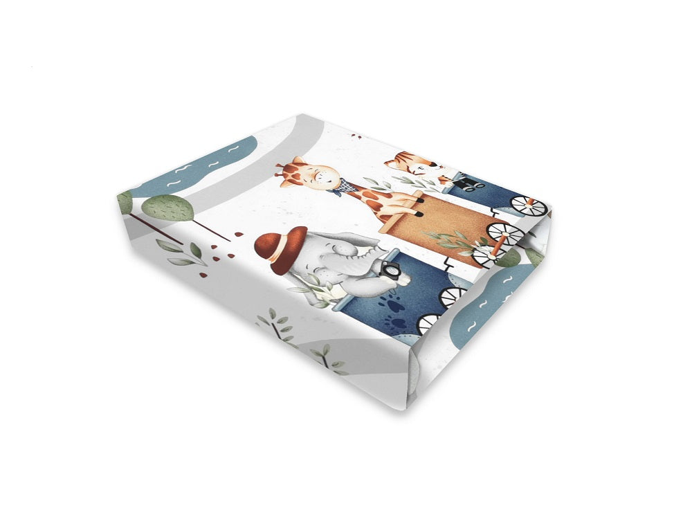 Komplett Kinderbettwäsche für Hausbett 60x120 ANIMALS - babyhafen.de