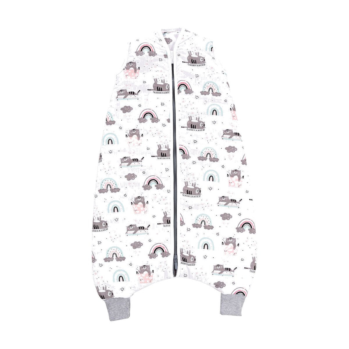 Baby Schlafsack mit Füßen 2.5 TOG Regenbogen - babyhafen.de