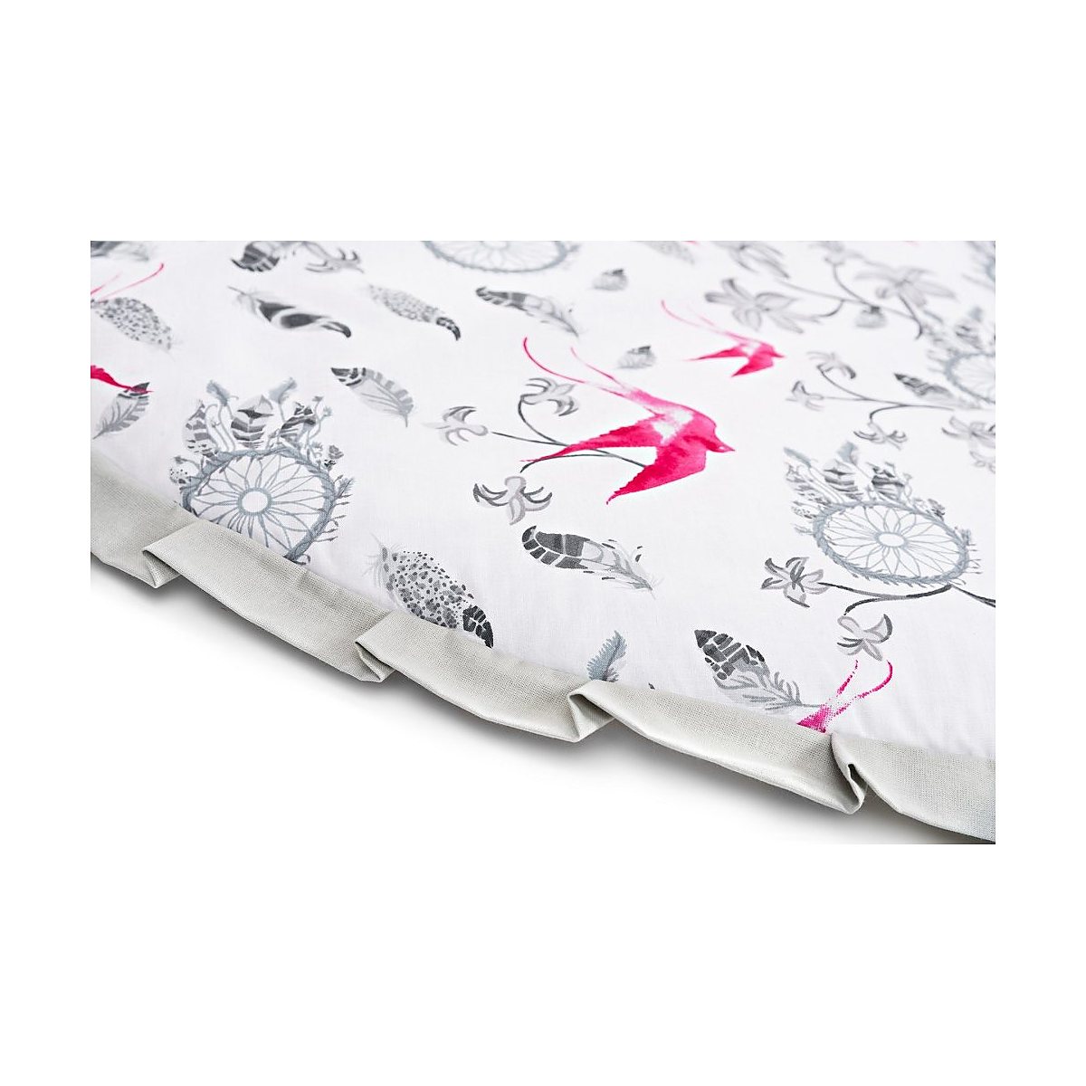 Baby Spielmatte mit Rüschen Krabbeldecke Traumfänger - babyhafen.de