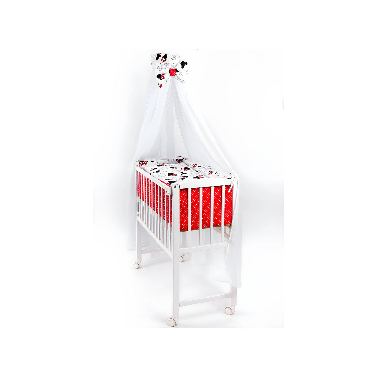 Baby Minnie Bows Cot incl. Play Mat
