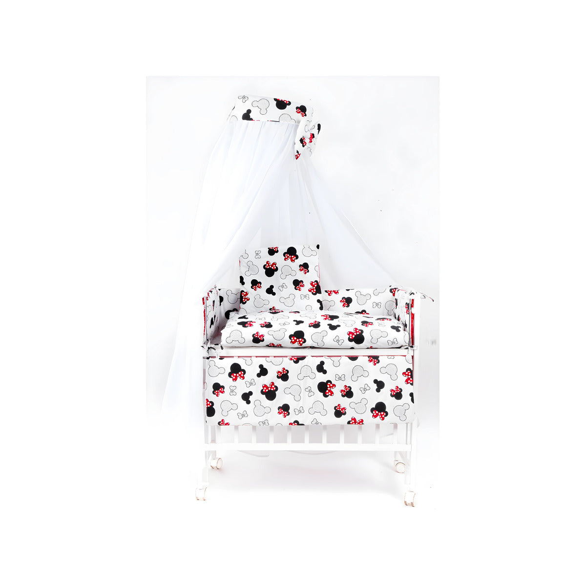 Baby Minnie Bows Cot incl. Play Mat