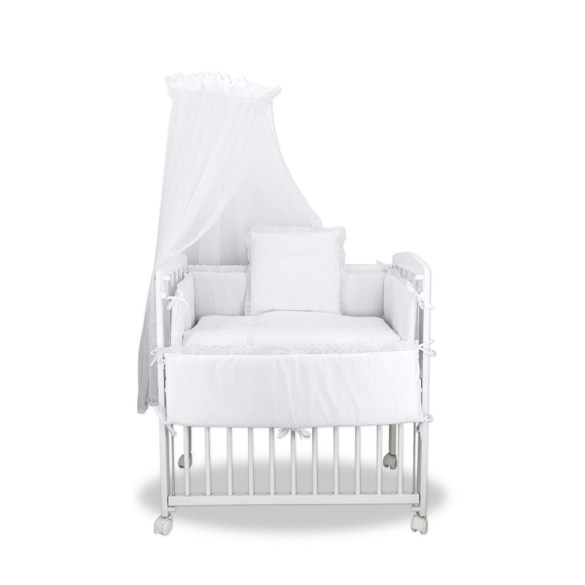 3in1 Beistellbett Babybett Royal Spitze - babyhafen.de