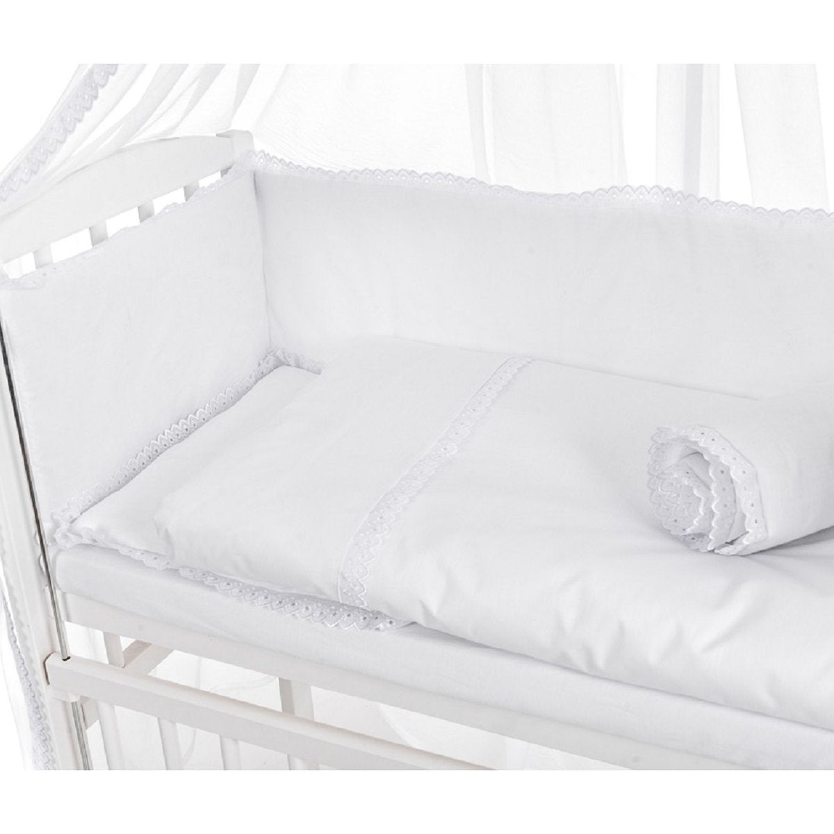 3in1 Beistellbett Babybett Royal Spitze - babyhafen.de