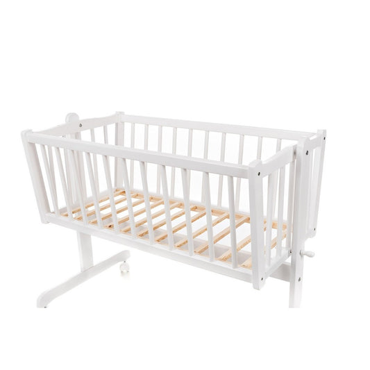 Babywiege Rollen weiß für einfache Bewegung