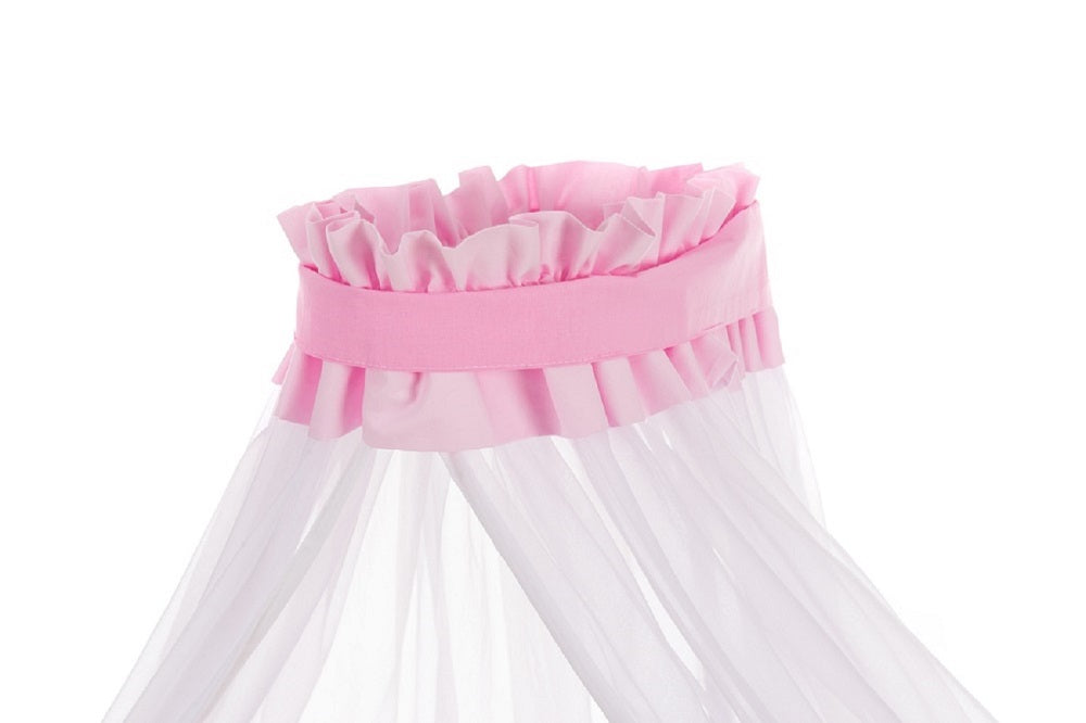 Beistellbett Matratze, Rollen, HERZEN rosa Deko-Schleifen - babyhafen.de