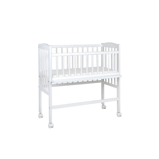 Beistellbett 40x90 weiß Babybett mit Matratze