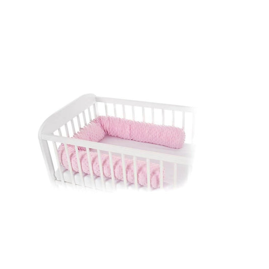 Weiche Bettschlange aus Minky als Nestchen für Baby und Kinderbett