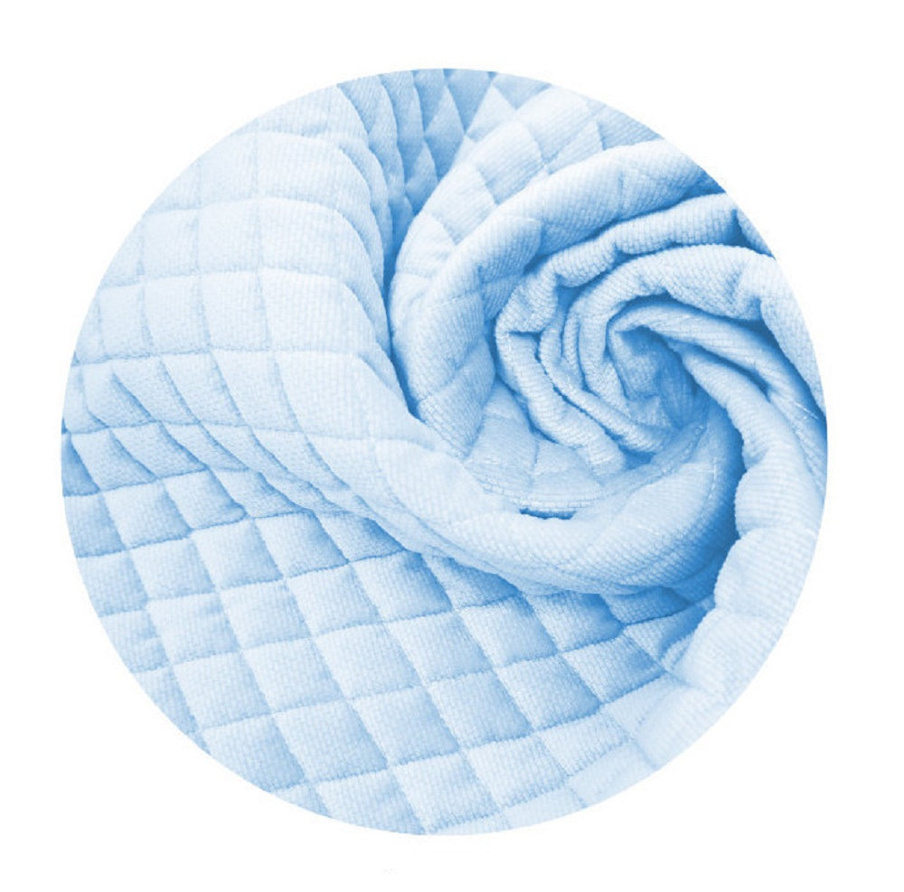 Bettnestchen 180x30 GESTEPPTER SAMT blau - babyhafen.de