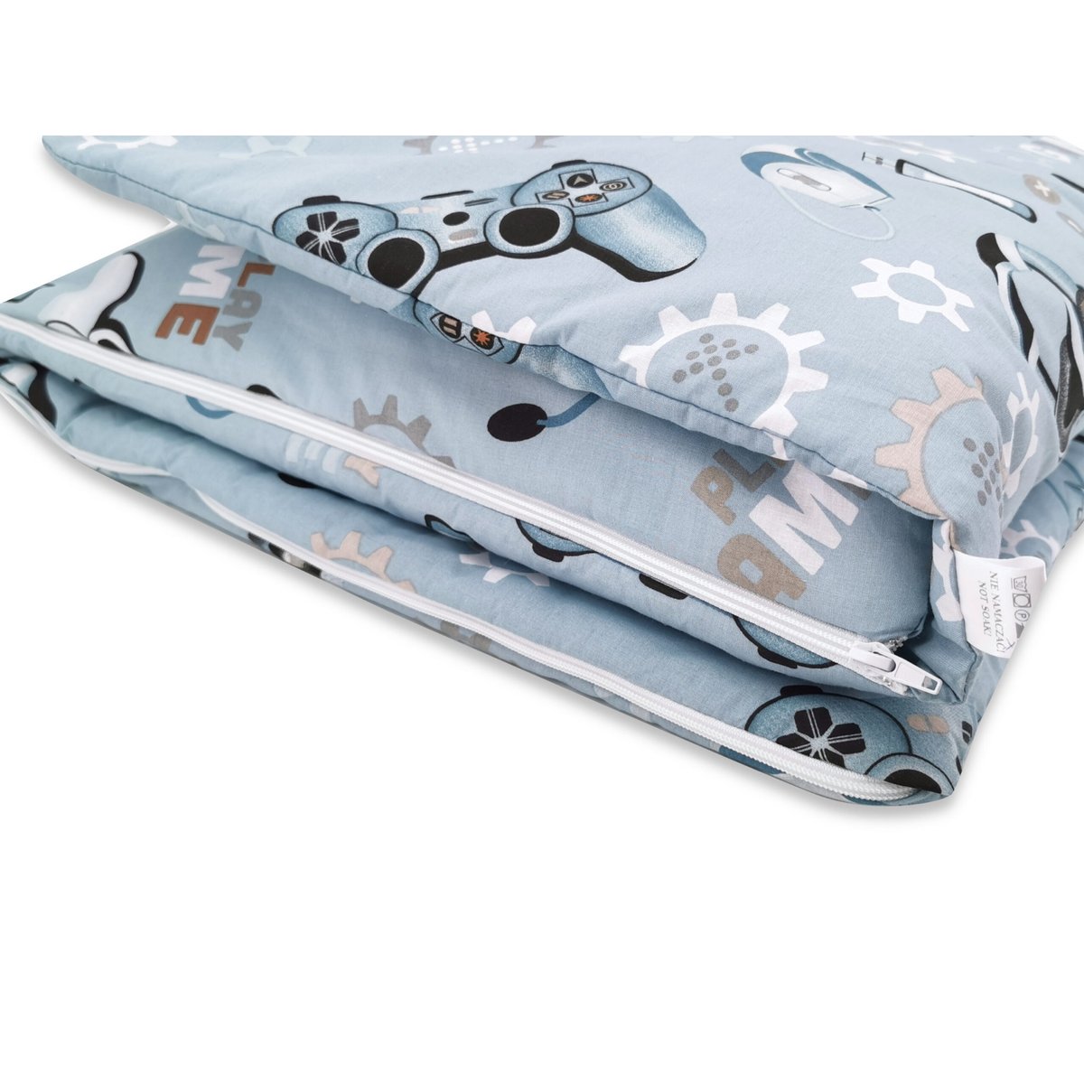 Baby Schlafsack Gamer Motiv mit Steuerung Blau
