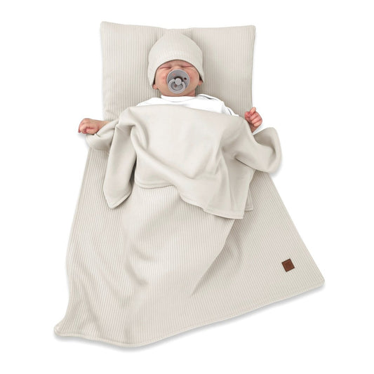 babydeckenset Sweater Soft Beige - babyhafen.de