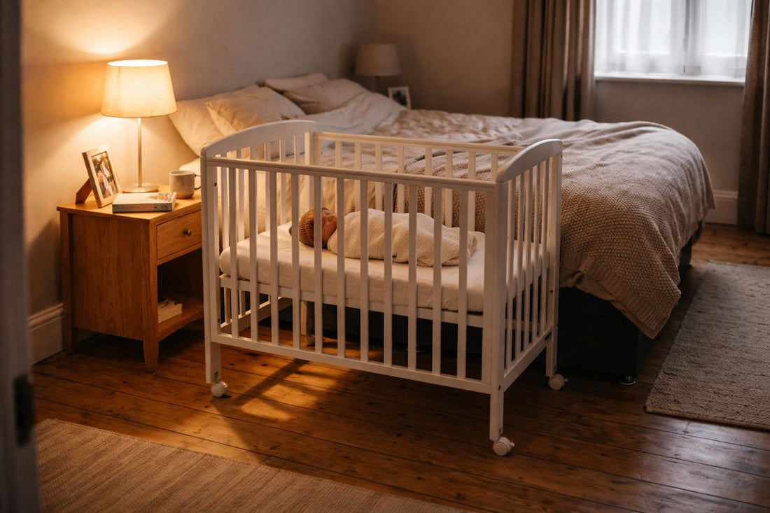 Wie lange darf ein Baby im Beistellbett bleiben?
