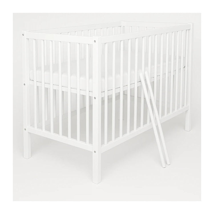 Babybett 60x120 cm mit Matratze – Massivholz