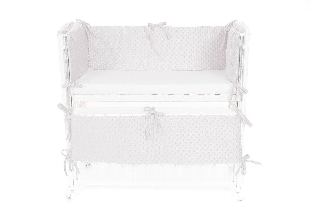 3in1 Baby Beistellbett mit Matratze Nestchen Weiß - babyhafen.de 