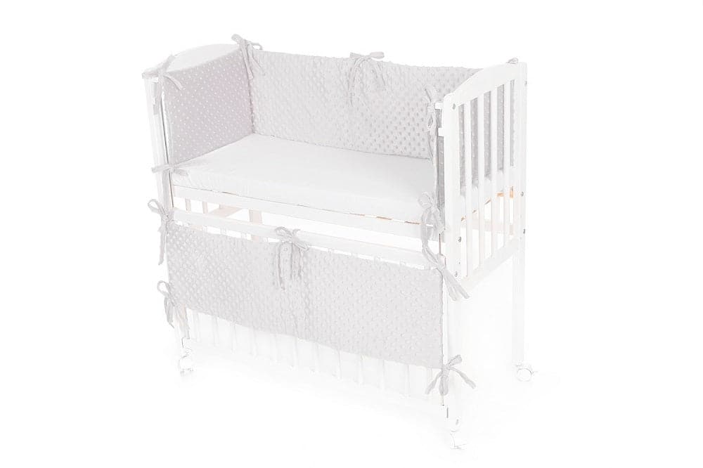 3in1 Baby Beistellbett mit Matratze Nestchen Weiß - babyhafen.de 