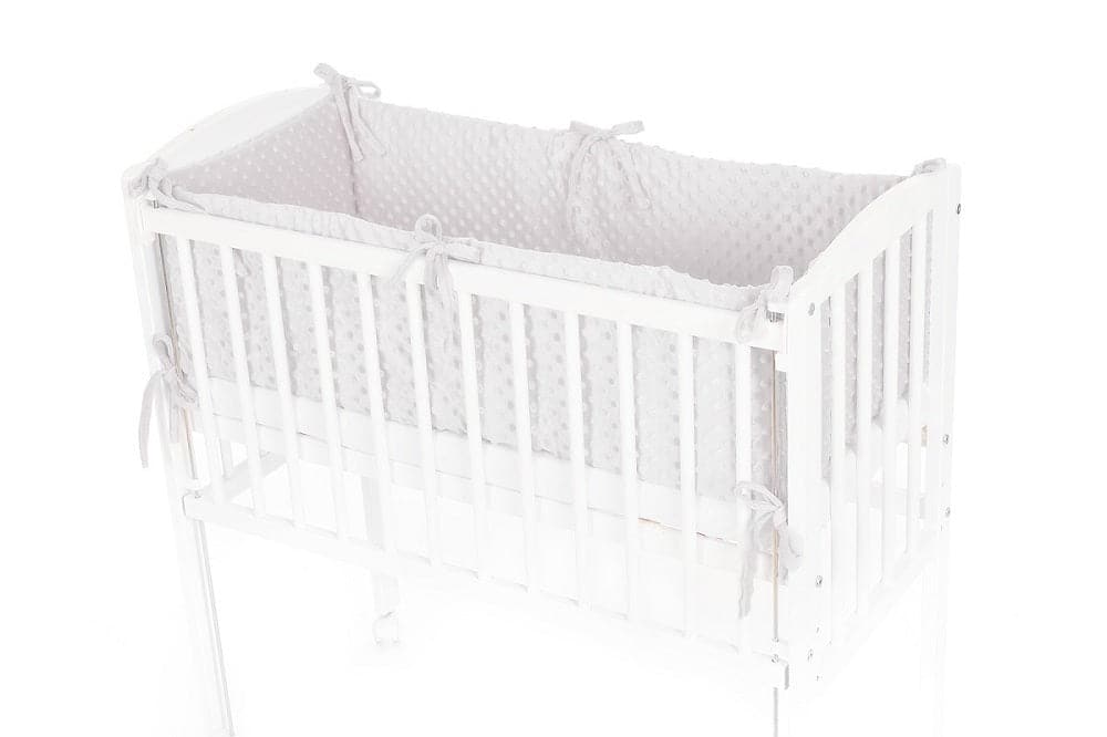 3in1 Baby Beistellbett mit Matratze Nestchen Weiß - babyhafen.de 