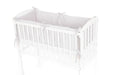 3in1 Baby Beistellbett mit Matratze Nestchen Weiß - babyhafen.de 