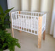 3in1 Baby Beistellbett 40x90 Babynest Decke Musselin Weiß - babyhafen.de 