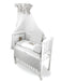 3in1 Beistellbett, weiß Boxspring Modell Knuddelbärchen - babyhafen.de 
