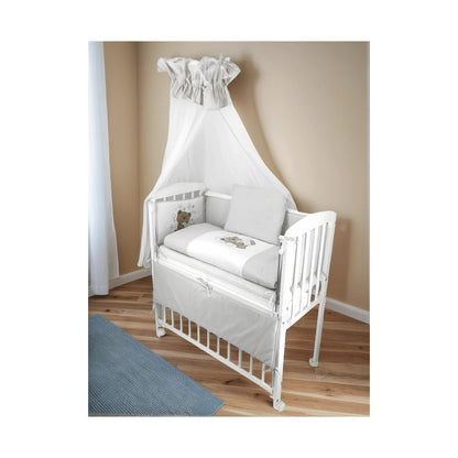 3in1 Beistellbett, weiß Boxspring Modell Knuddelbärchen