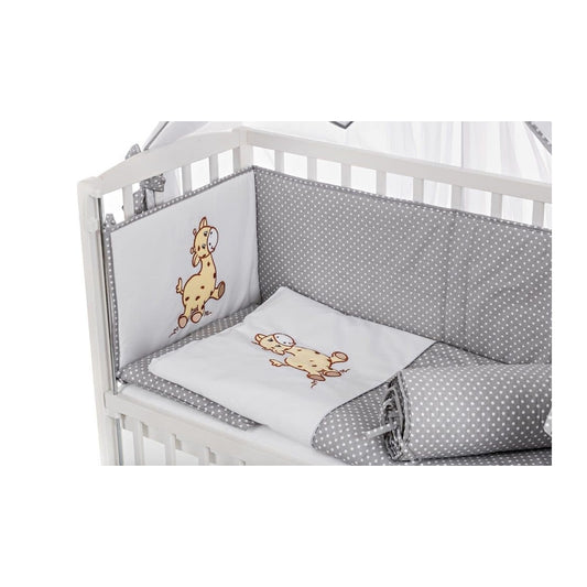 8-teilig Babybett Beistellbett 90x40 Giraffe - babyhafen.de 