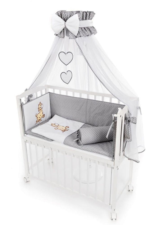 8-teilig Babybett Beistellbett 90x40 Giraffe - babyhafen.de 