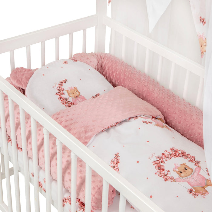 BETTY Hausbett Kinderbett 120x60 Matratze Minky Bettset - babyhafen.de 