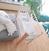3in1 Baby Beistellbett 40x90 Babynest Decke Musselin Weiß - babyhafen.de 