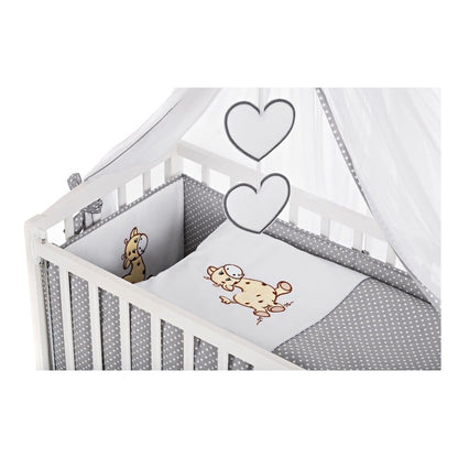 8-teilig Babybett Beistellbett 90x40 Giraffe - babyhafen.de 