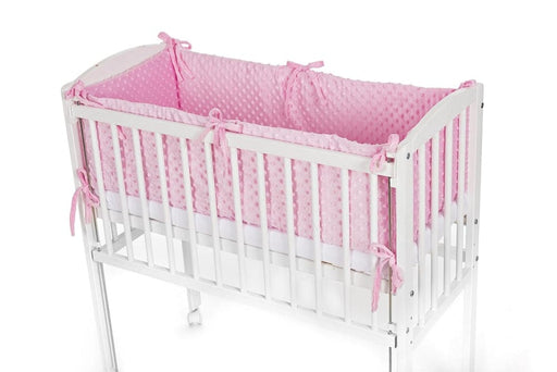 Baby Beistellbett Matratze Minky Nestchen Rosa - babyhafen.de 