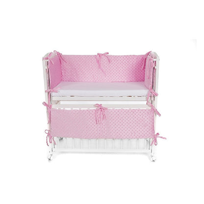 Baby Beistellbett Matratze Minky Nestchen Rosa - babyhafen.de 