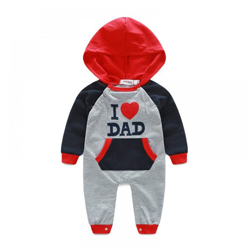 Baby Overall mit Kapuze 68/74 I Love DAD - babyhafen.de 