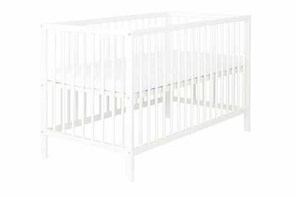 Babybett Pino – 60x120 cm mit Matratze aus Kiefernholz - babyhafen.de 