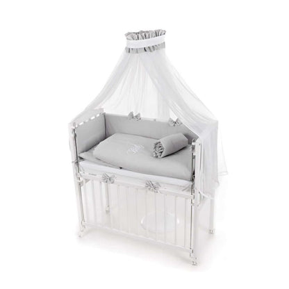Baby Bettset mit Applikation HERZ für Beistellbett - babyhafen.de 