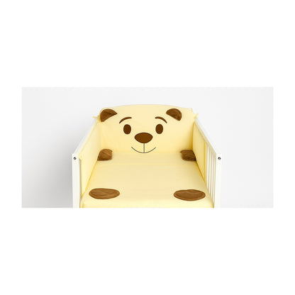 Babybett mit süßem Bärchen-Design – Babyhafen Mascotas Kollektion